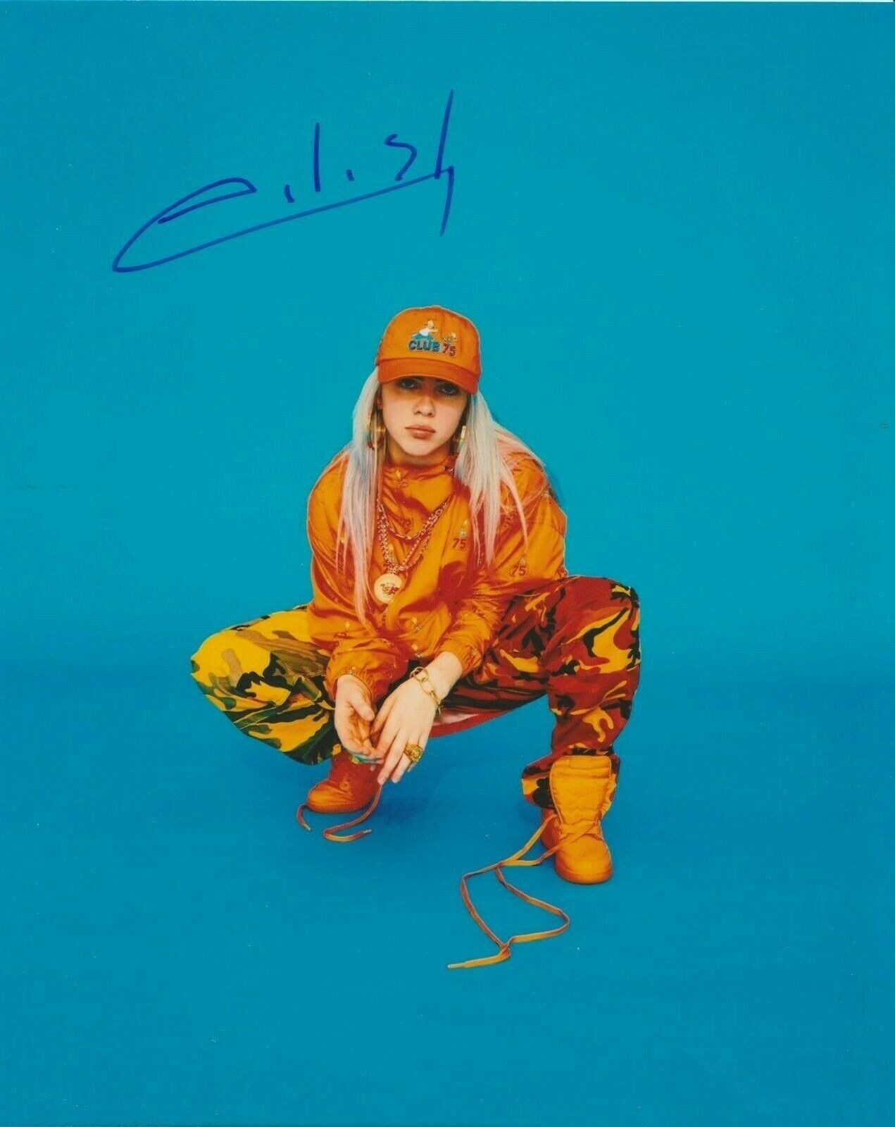 Billie Eilish Autographed Signed 8x10 Photo Poster painting REPRINT ,