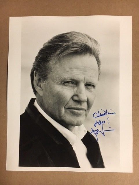 Jon Voight Handsome 8x10 Signed Photo Poster painting Auction House COA**