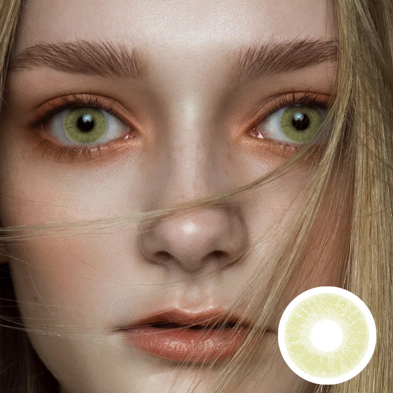 Mulberry green(12 months) contact lenses