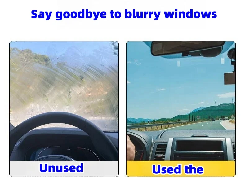 Auto glass degreasing film strong cleaning agent