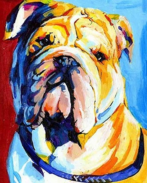 

Bulldog – Paint By Numbers - 40*50CM, 501 Original