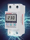 230VAC Voltage Output Stabilizer Digital Power Meter KWH Meter 63A/80A for House