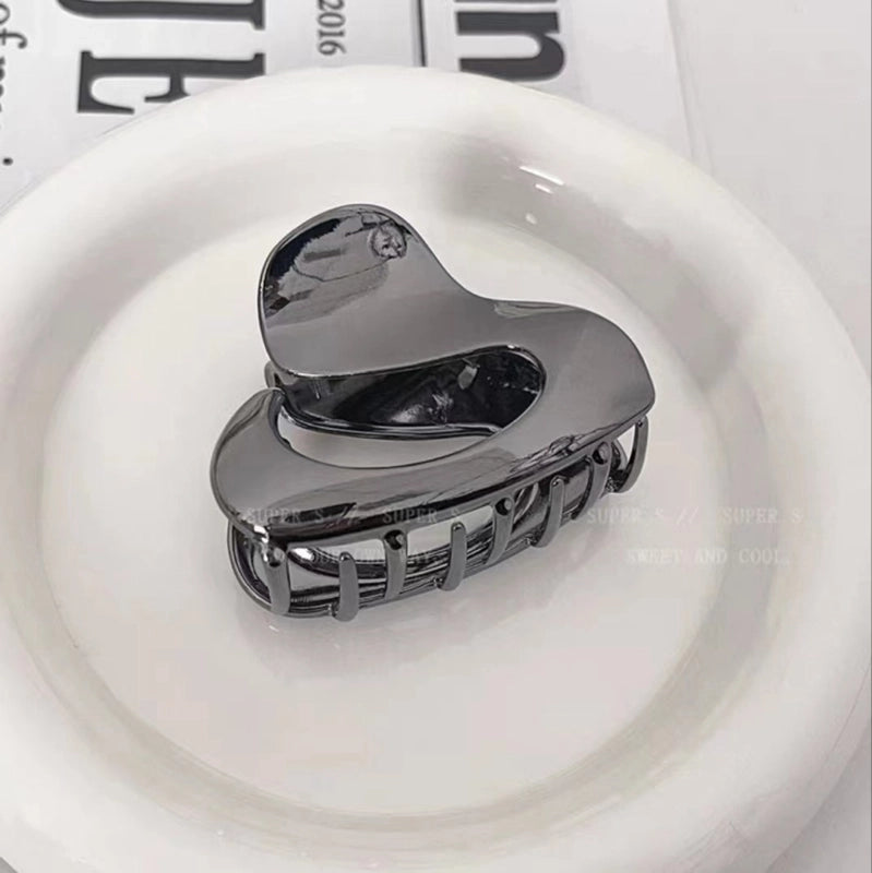 Casual Minimalist Women’s Star Solid Color Alloy Metal Hollow Out Hair Clip Hairpin Hair Claws