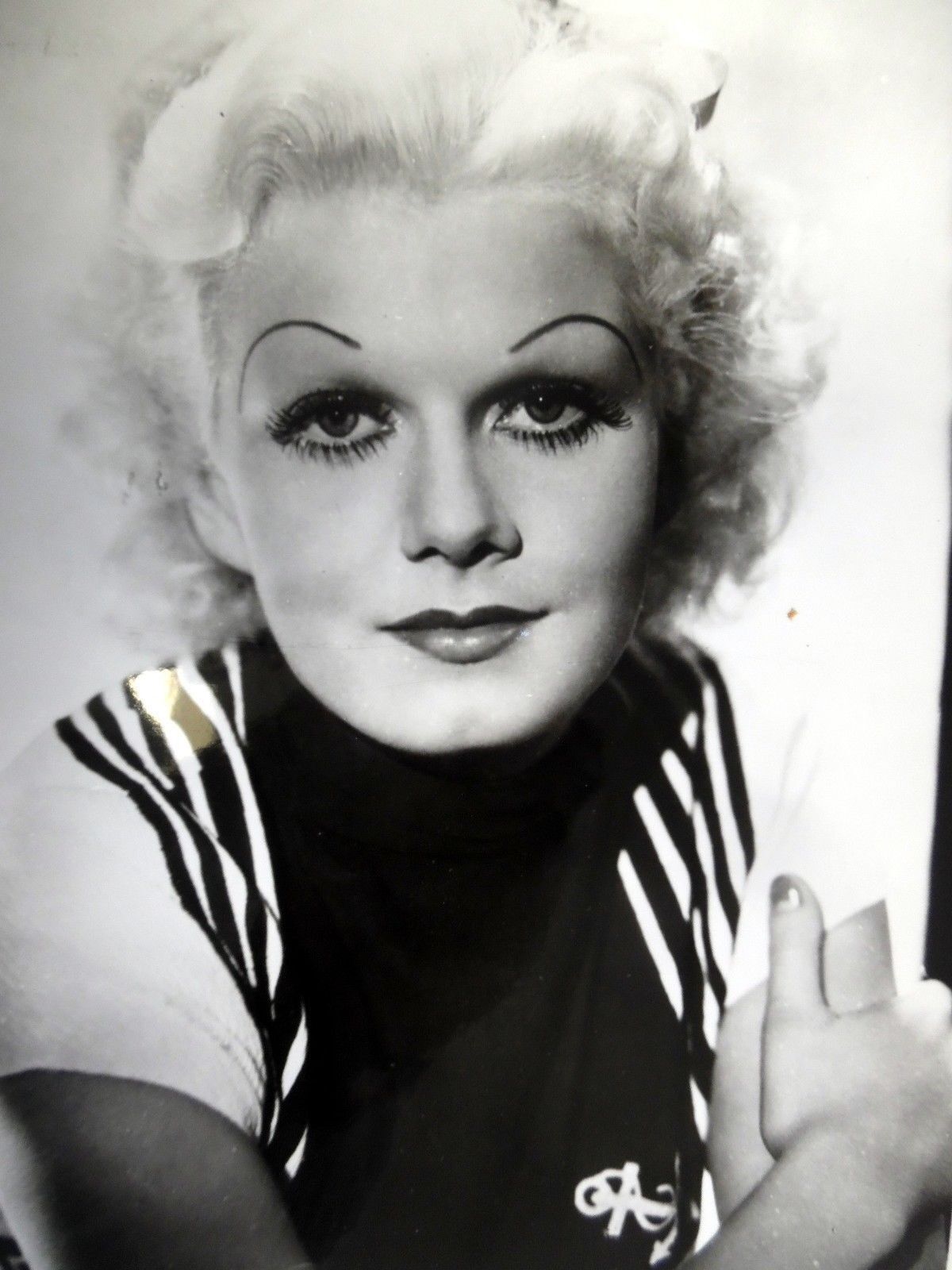 JEAN HARLOW 8x10 Film Publicity Portrait Photo Poster painting re-press? ACTRESS eyebrows dt238