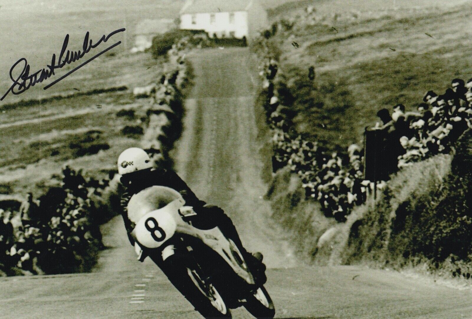 STUART GRAHAM HAND SIGNED 12X8 Photo Poster painting ISLE OF MAN TT AUTOGRAPH