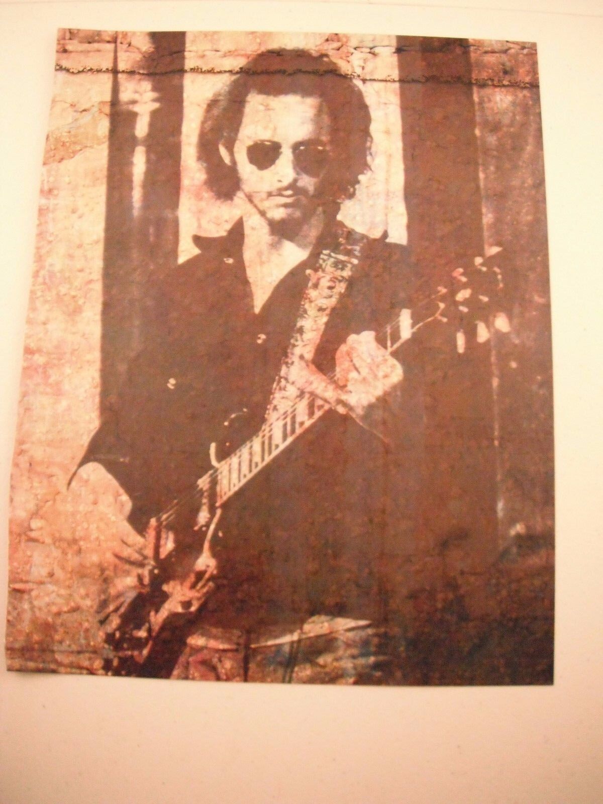 Robbie Kreiger Guitarist 12x9 Coffee Table Book Photo Poster painting Page