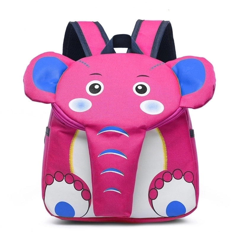 Kid’S Medium Oxford Cloth Animal Cute Square Zipper Fashion Backpack