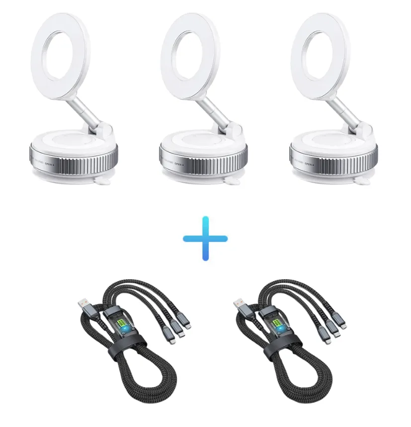 🔥Buy More Save More🔄360&deg; Adjustable Vacuum Magnetic Phone Holder📱🚗