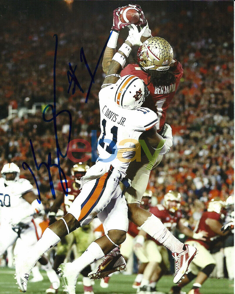 Kelvin Benjamin Florida State Seminols Signed 8x10 Photo Poster painting reprint