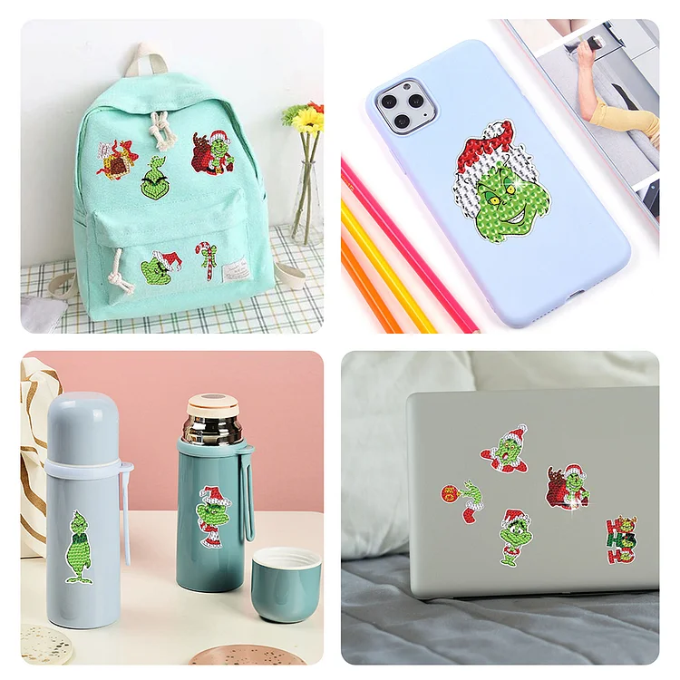 6 Pcs Valentine Bear Gnome Diamond Painting Sticker Art Craft for Boy Girls  Gift