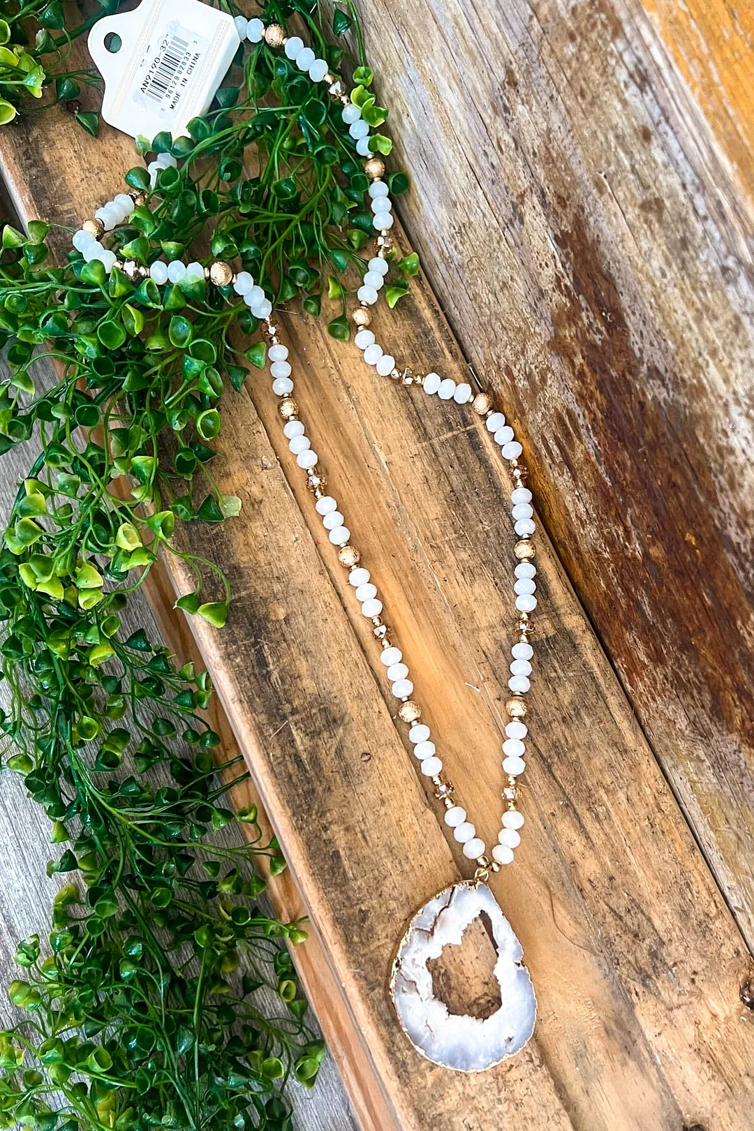 Outnumbered Love Necklace - White