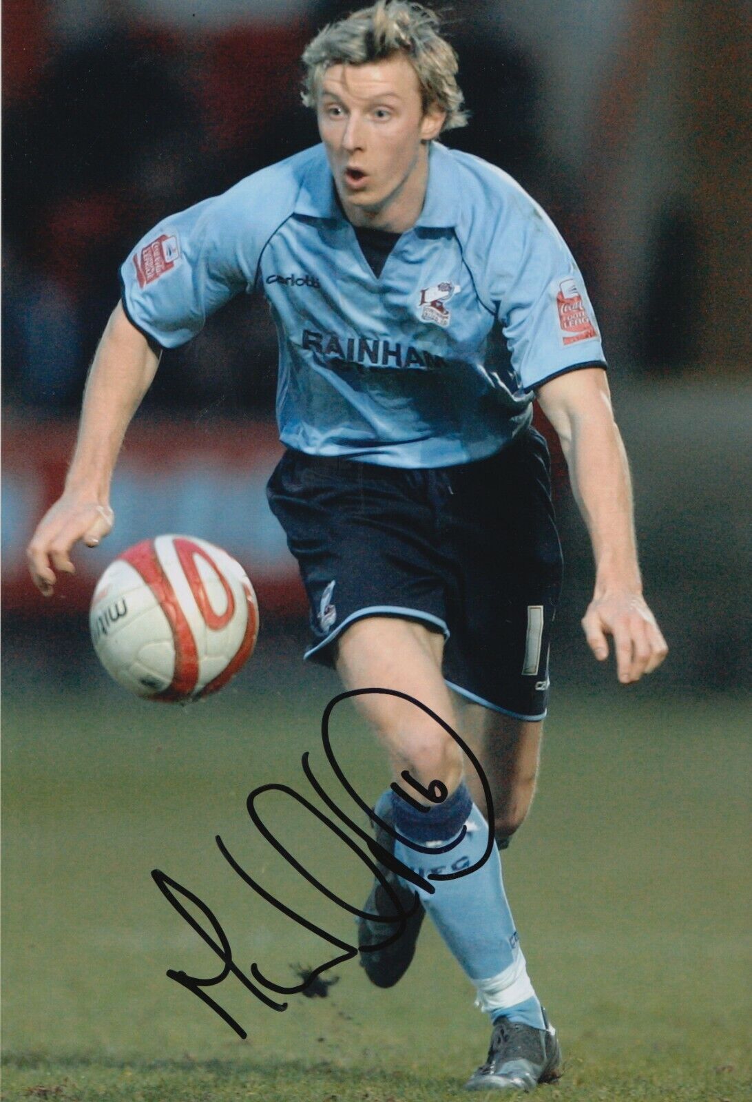 Martyn Woolford Hand Signed 12x8 Photo Poster painting - Scunthorpe United Autograph 5.