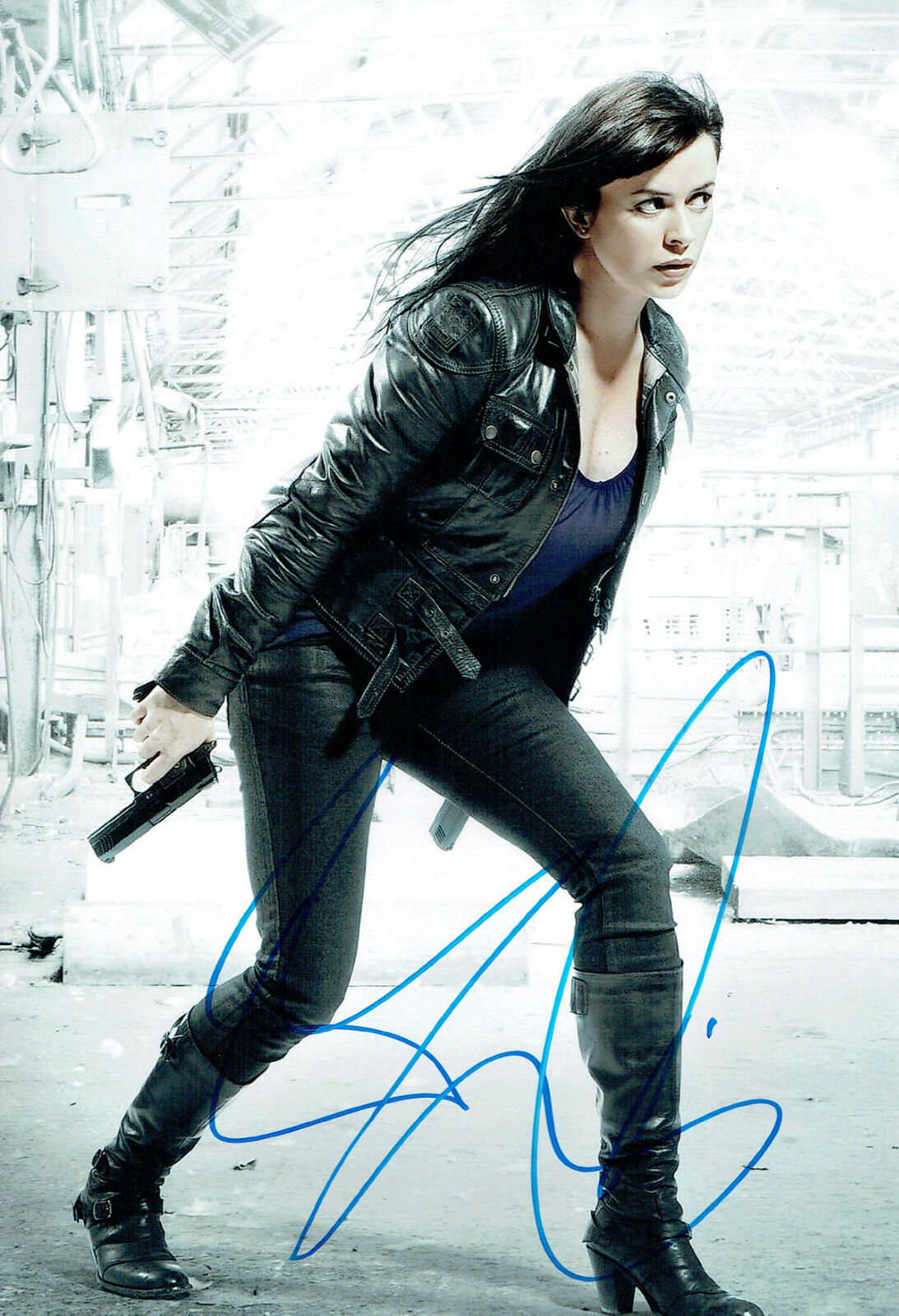 Eve MYLES SIGNED Autograph 12x8 Photo Poster painting AFTAL COA Dr Who TORCHWOOD