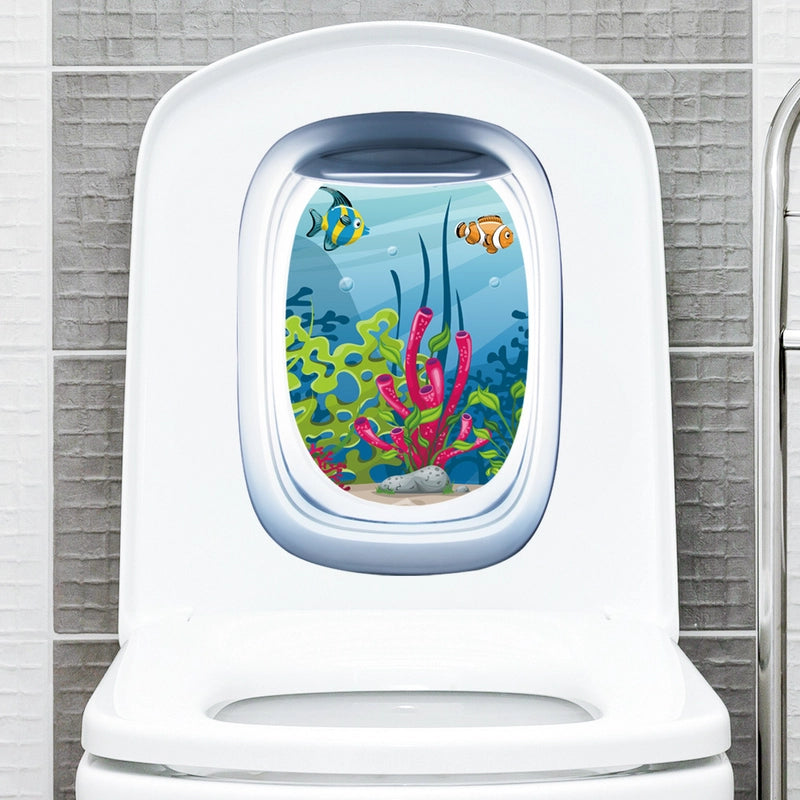 Casual Elegant Landscape PVC Wall Sticker Bathing