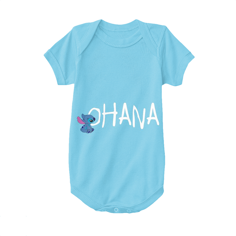 Ohana, Lilo and Stitch Baby Onesie