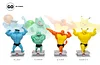 Reopen Muscle Show Series Pikachu & Charmander & Squirtle & Bulbasaur - Full Set (All 4 Sets) - Pokemon Resin Statue - GO Studios