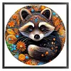 Raccoon-18CT Stamped Cross Stitch 25*25cm/9.84*9.84in tapestrymarket