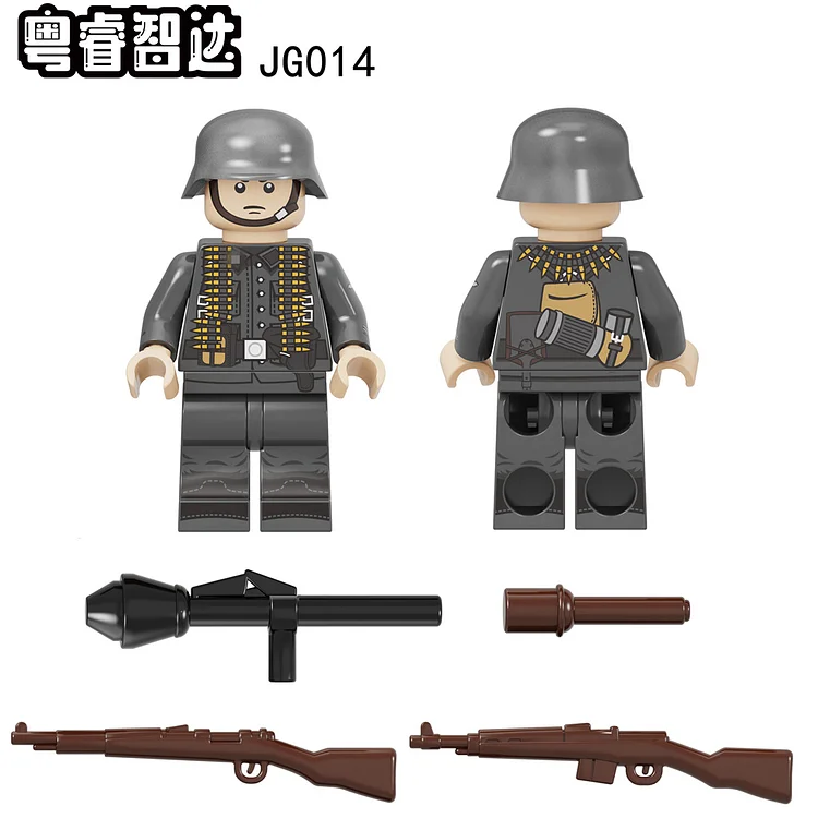 World War II Military Minifigures J0001 Brick Blocks Construcion Toy