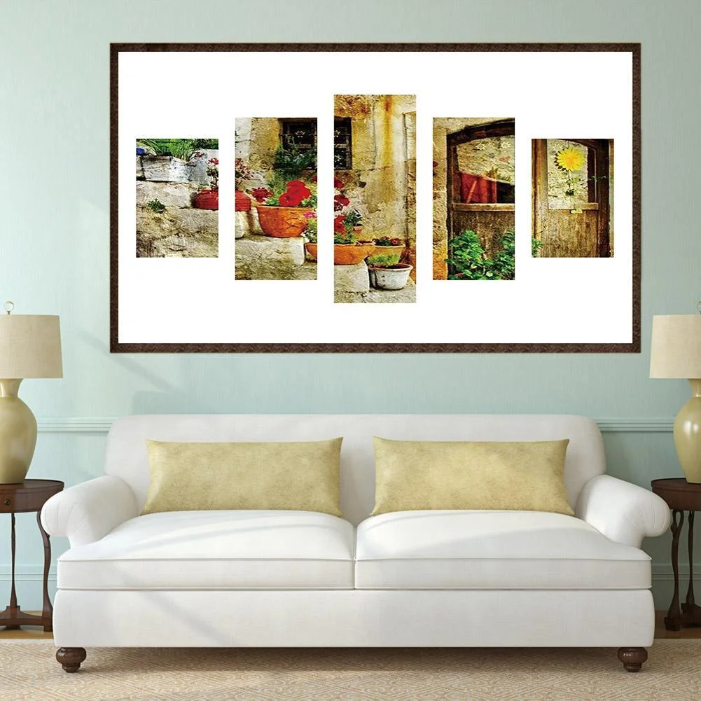 Diamond Painting - Full Round Drill - 5pcs Casual Life