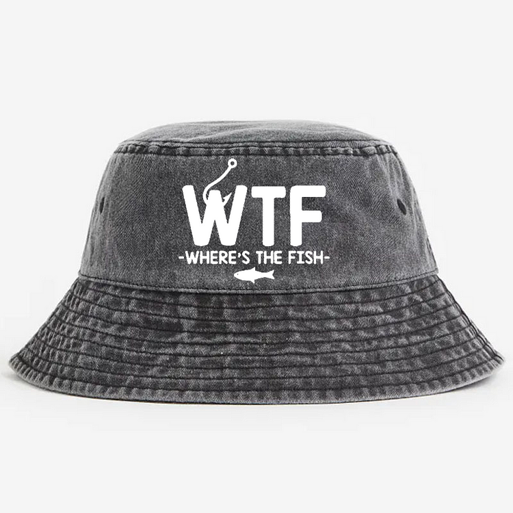 WTF Where's The Fish Bucket Hat