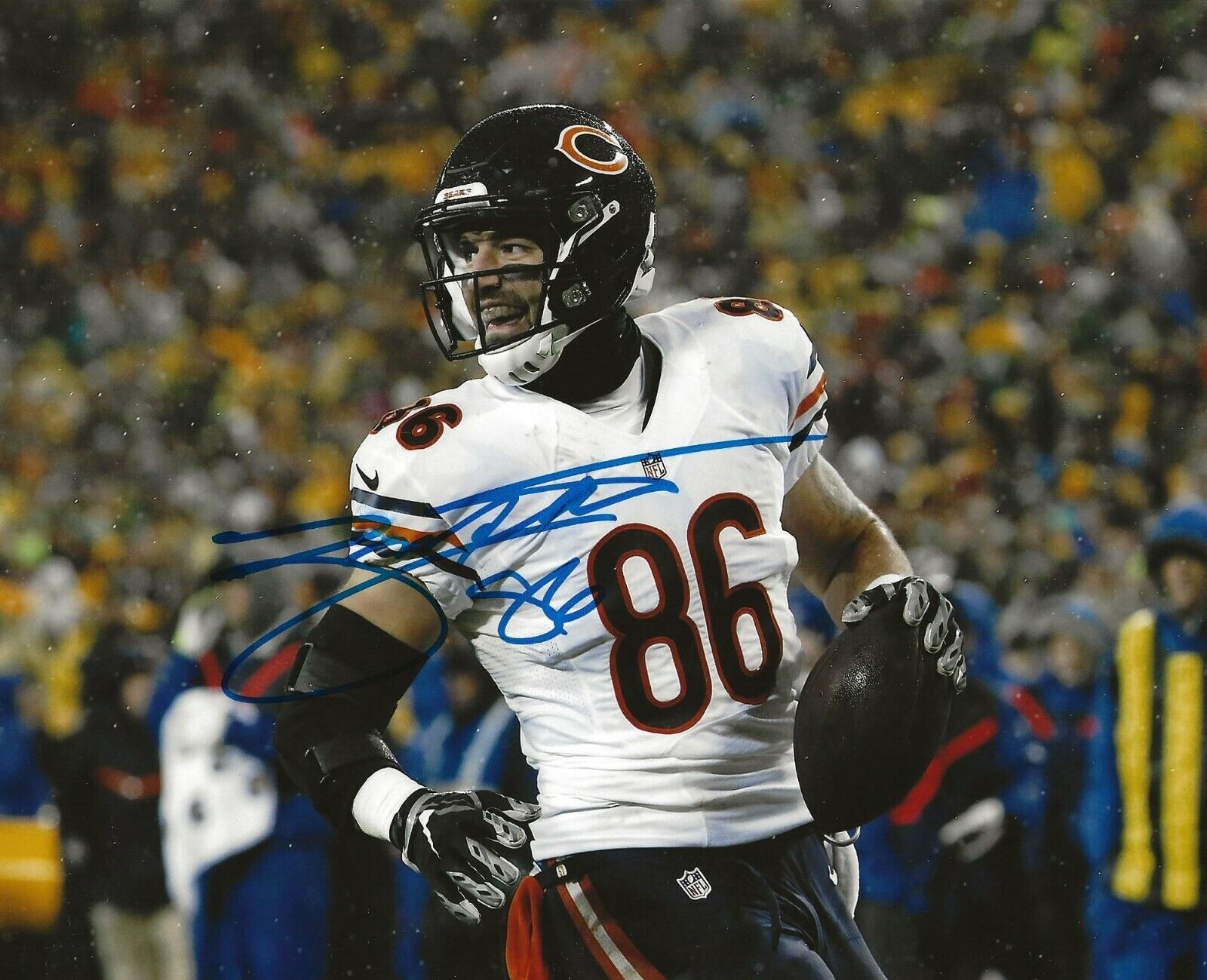 Zach Miller signed Chicago Bears 8x10 Photo Poster painting autographed 4
