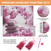 Piles de livres ensoleill&eacute;es kits de peinture diamant &agrave; perceuse carr&eacute;e compl&egrave;te DIY 5D pour adultes d&eacute;butants d&eacute;coration int&eacute;rieure peintures diamants art de pierres pr&eacute;cieuses 35x35cm