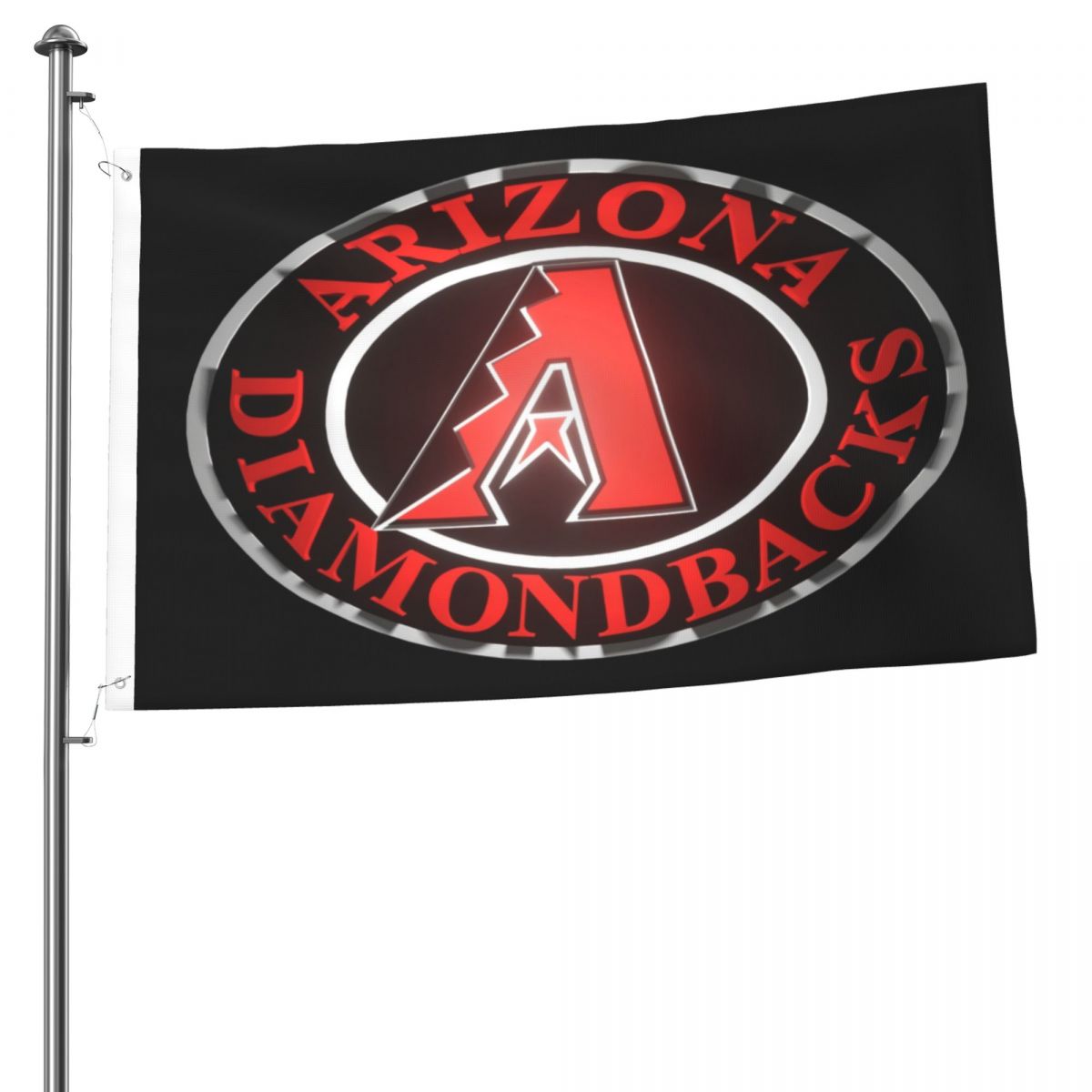 Arizona Diamondbacks In The Dark 2x3 FT UV Resistant Flag