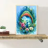DIY Partial Special Shaped Drill Diamond Painting-Peacock