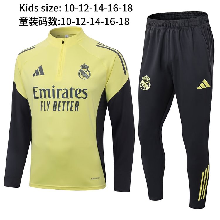 2025-26 Real Madrid Yellow Jersey Set - Children's Version
