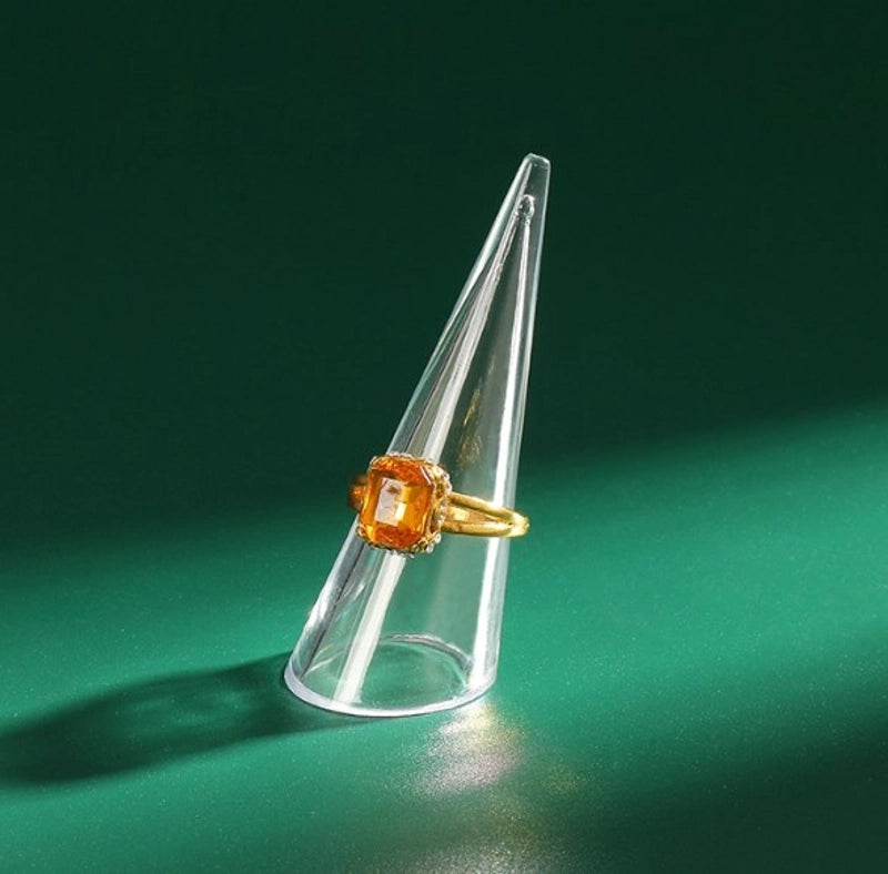 Minimalist Conical Solid Color Plastic Jewelry Rack