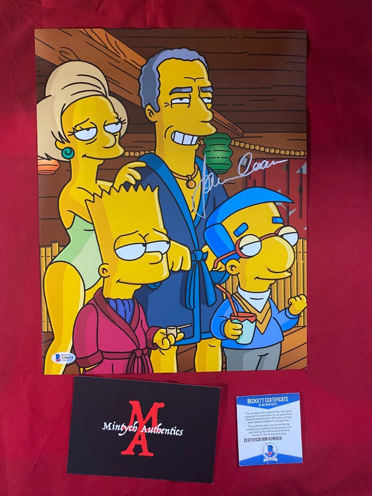 JAMES CAAN AUTOGRAPHED SIGNED 11x14 Photo Poster painting! THE SIMPSONS! BECKETT COA!