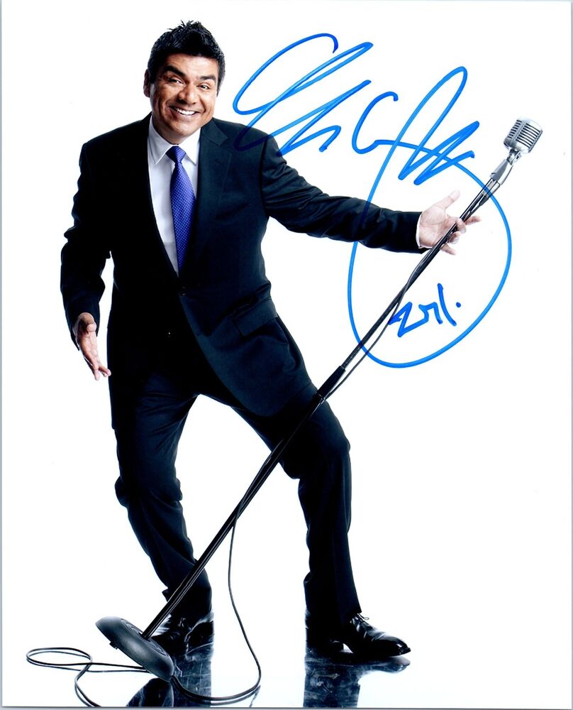 GEORGE LOPEZ Signed Autographed COMEDIAN 8X10 Photo Poster painting B