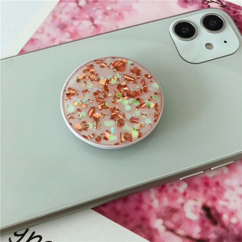 Glue Glitter Gold Foil Telescopic Solid Color Tin Foil Paper Mobile Phone Anti-fall Bracket
