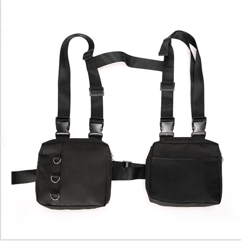 backpack net red hip-hop trendy waist bag vest bag