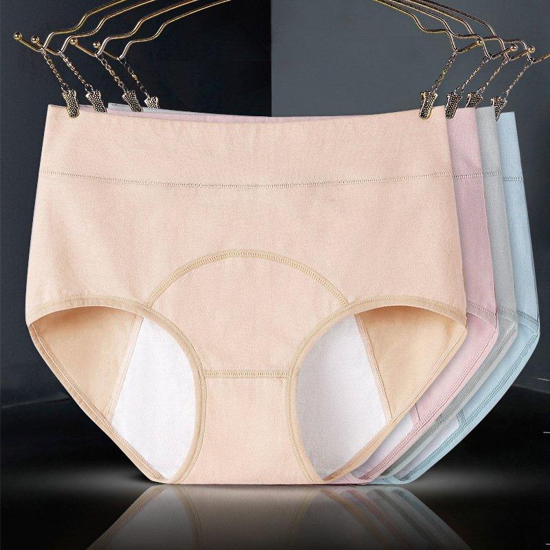  thdmladies High Waist Cotton Leak Proof Panties thedmladies