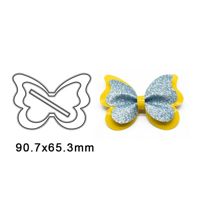 Bow Butterfly Type Metal Cutting Dies For DIY Scrapbook Cutting Die Paper Cards Embossed Decorative Craft Die Cut New
