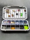 Waterproof Fly Fishing Box Fly Lure Tackle Box Storage Case for Vest Fly Fishing
