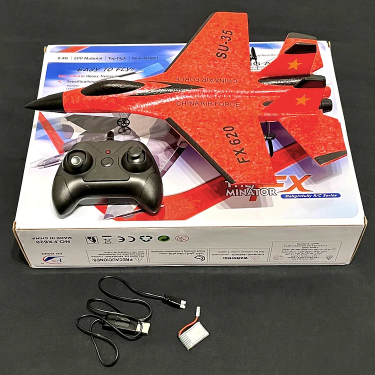 Upgraded version of the large battery RC aircraft