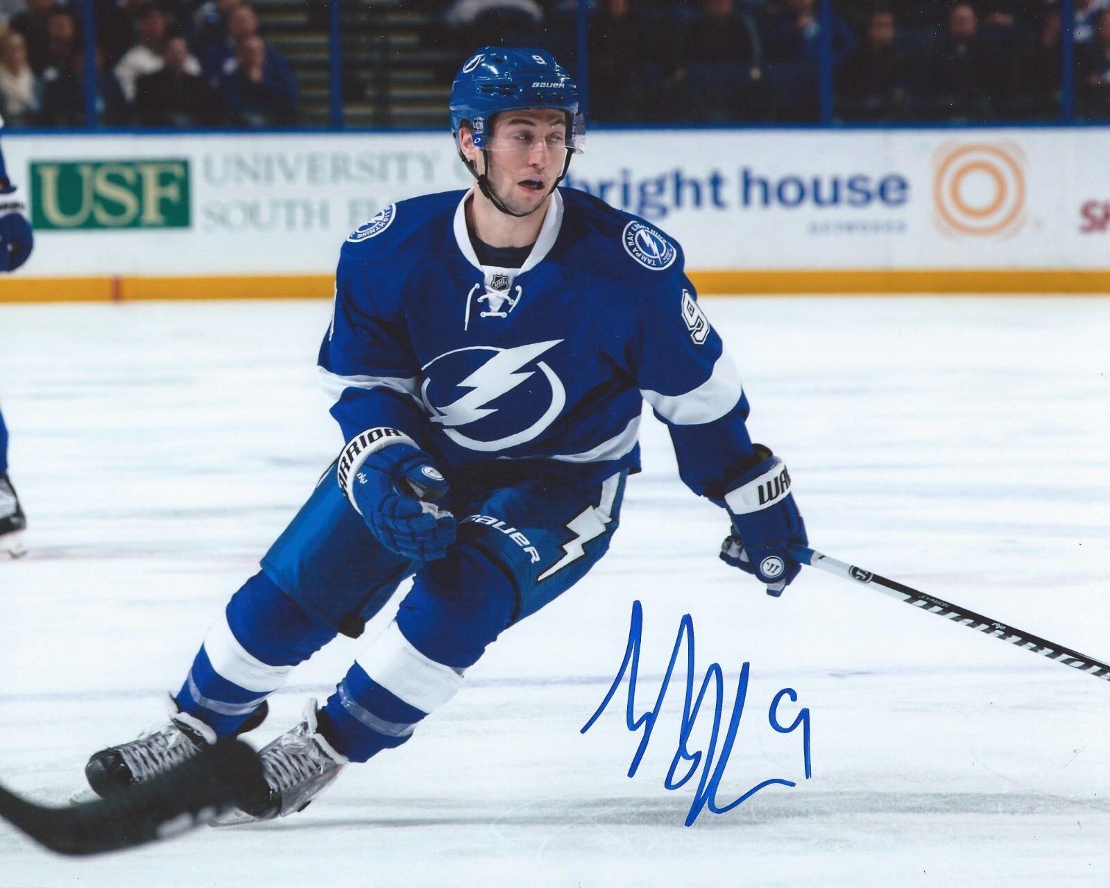 Tyler Johnson Signed 8x10 Photo Poster painting Tampa Bay Lightning Autographed COA J