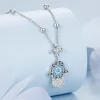 925 Sterling Silver Exquisite Fatima's Hand Necklace