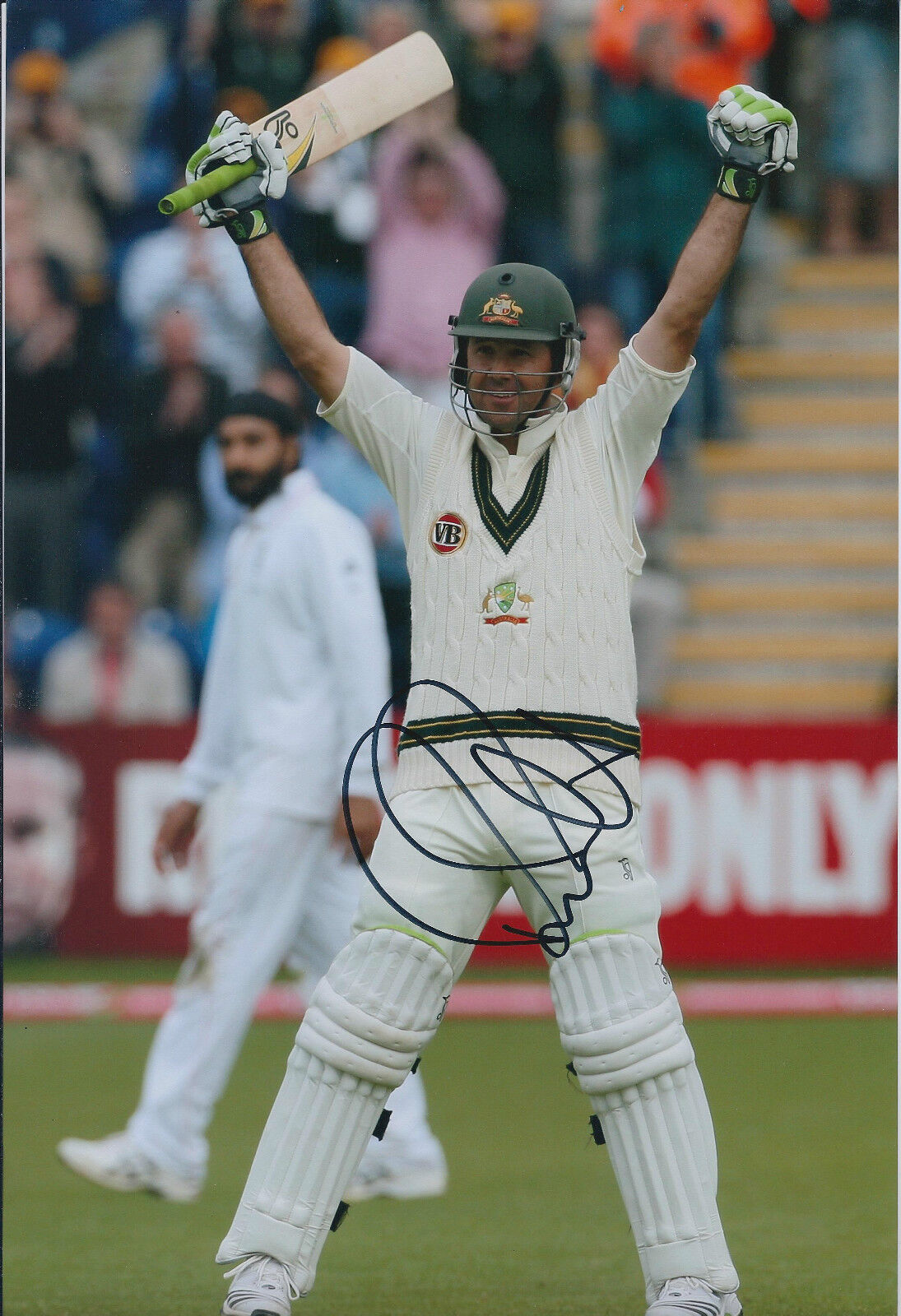 Ricky PONTING Signed Autograph 10x8 Photo Poster painting AFTAL COA Australia CRICKET Punter