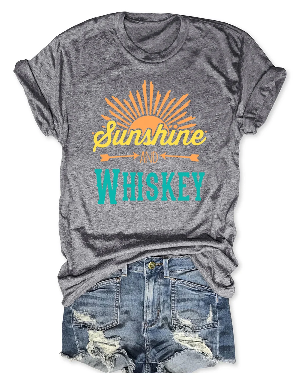 Sunshine And Whiskey Drinking T-Shirt
