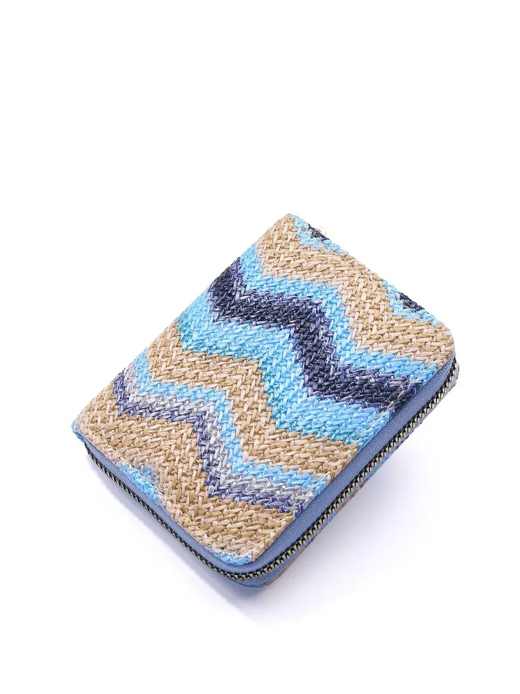 Chevron Pattern Coin Purse