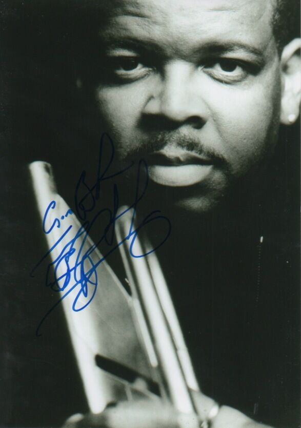 Terence Blanchard signed 8x12 inch Photo Poster painting autograph