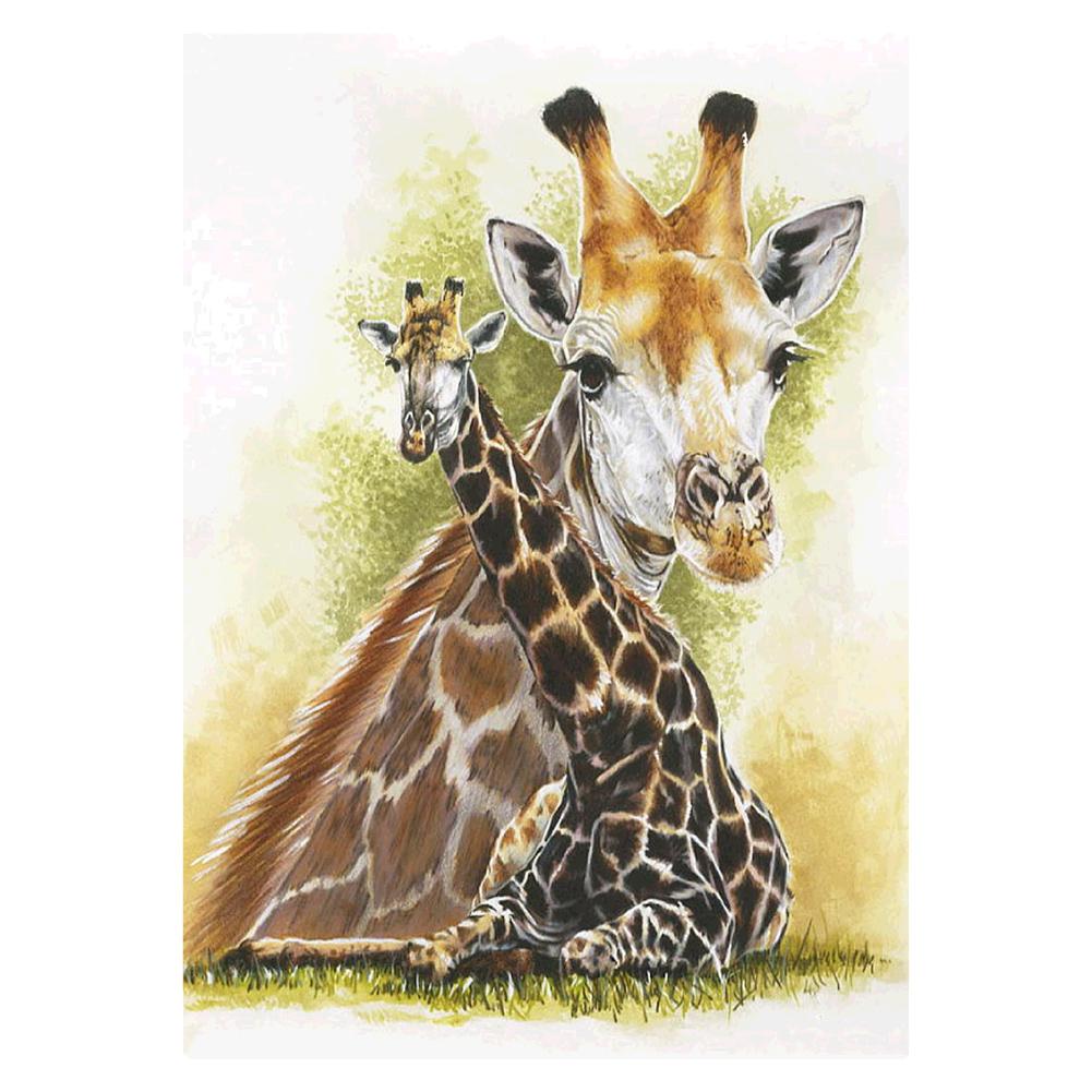 

30*40CM - Deer - Round Drill Diamond Painting, 501 Original