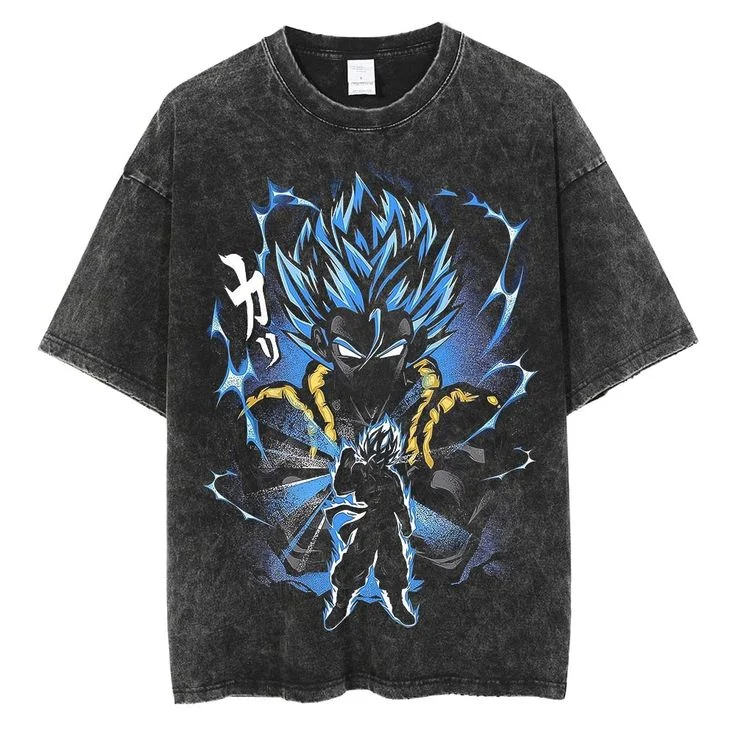 Dragon Ball Son Gohan Anime Oversize Washed T-Shirt
