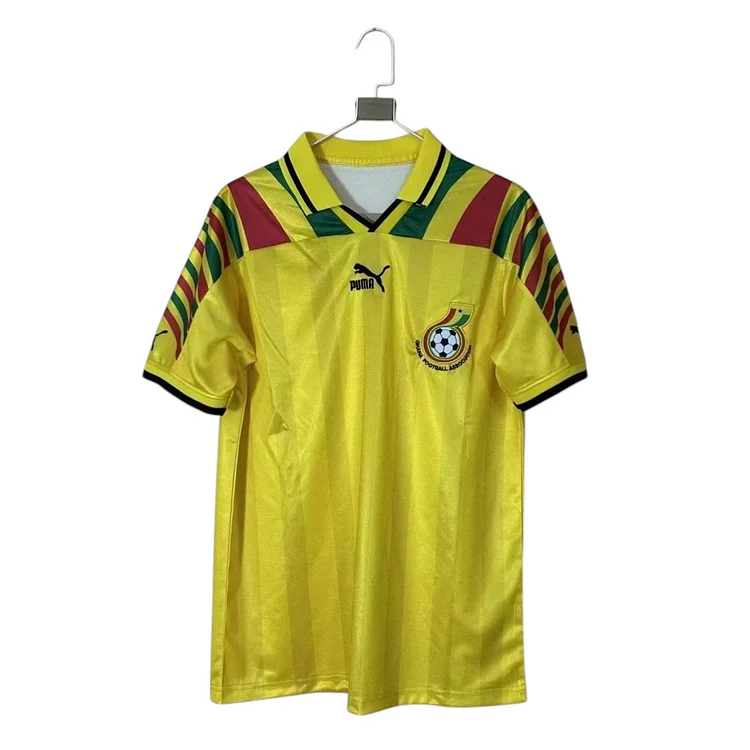 【S-2XL】26/27 Ghana Retro-Design Home Jersey