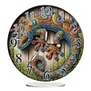 Lizard Acrylic DIY Diamond Painting Clock Kit 5D Diamond Art Clock