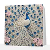 Diamond Painting-DIY Crystal Rhinestone Peacock with Frame(25x25cm)
