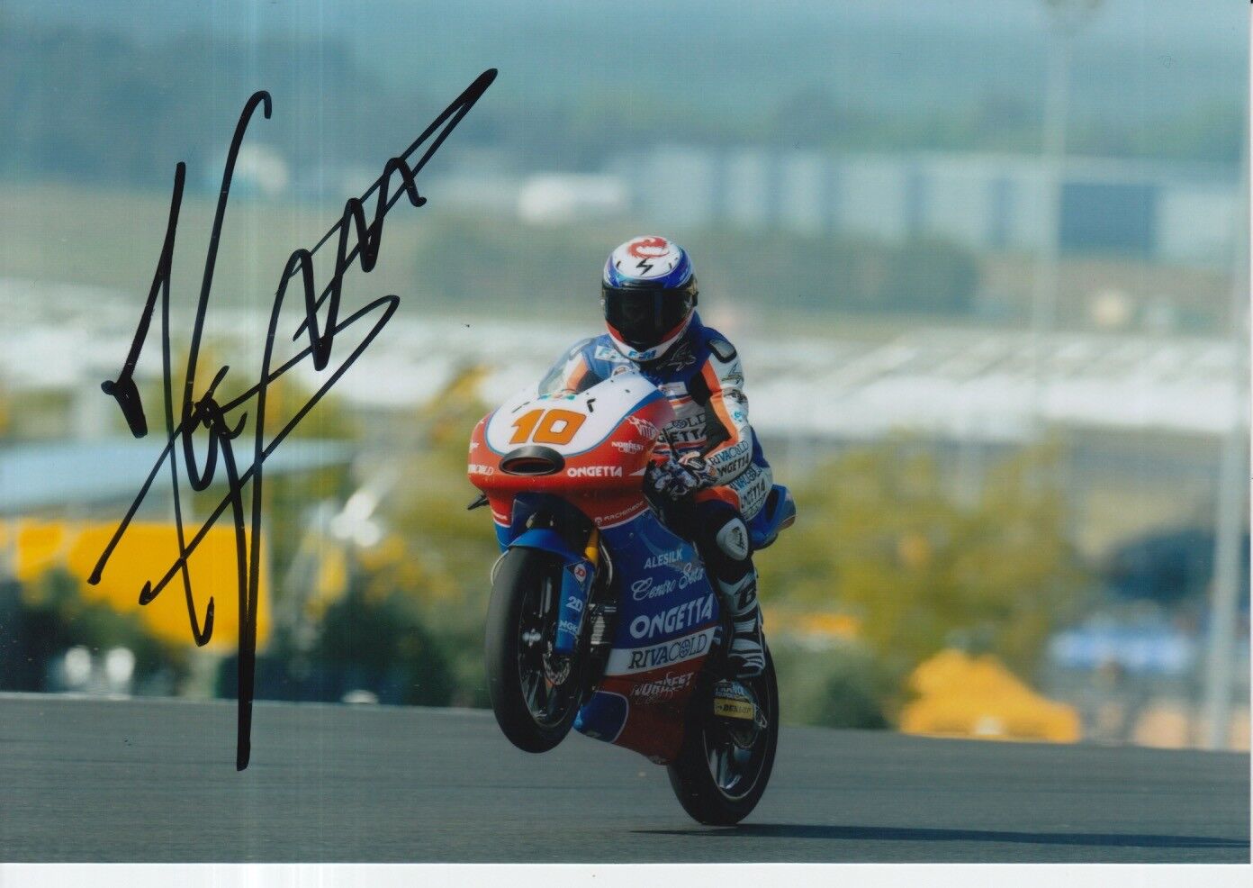 Alexis Masbou Hand Signed 7x5 Photo Poster painting Ongetta–Rivacold FTR Honda Moto3 MotoGP 1.